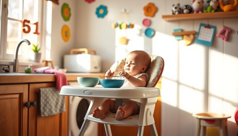 When Can Baby Sit in High Chair